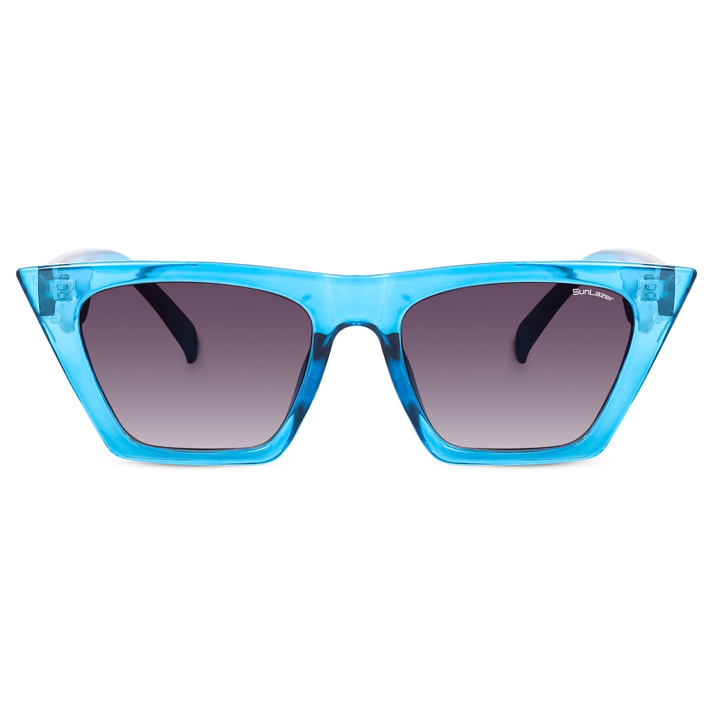 Blue Cat-Eye Sunglasses