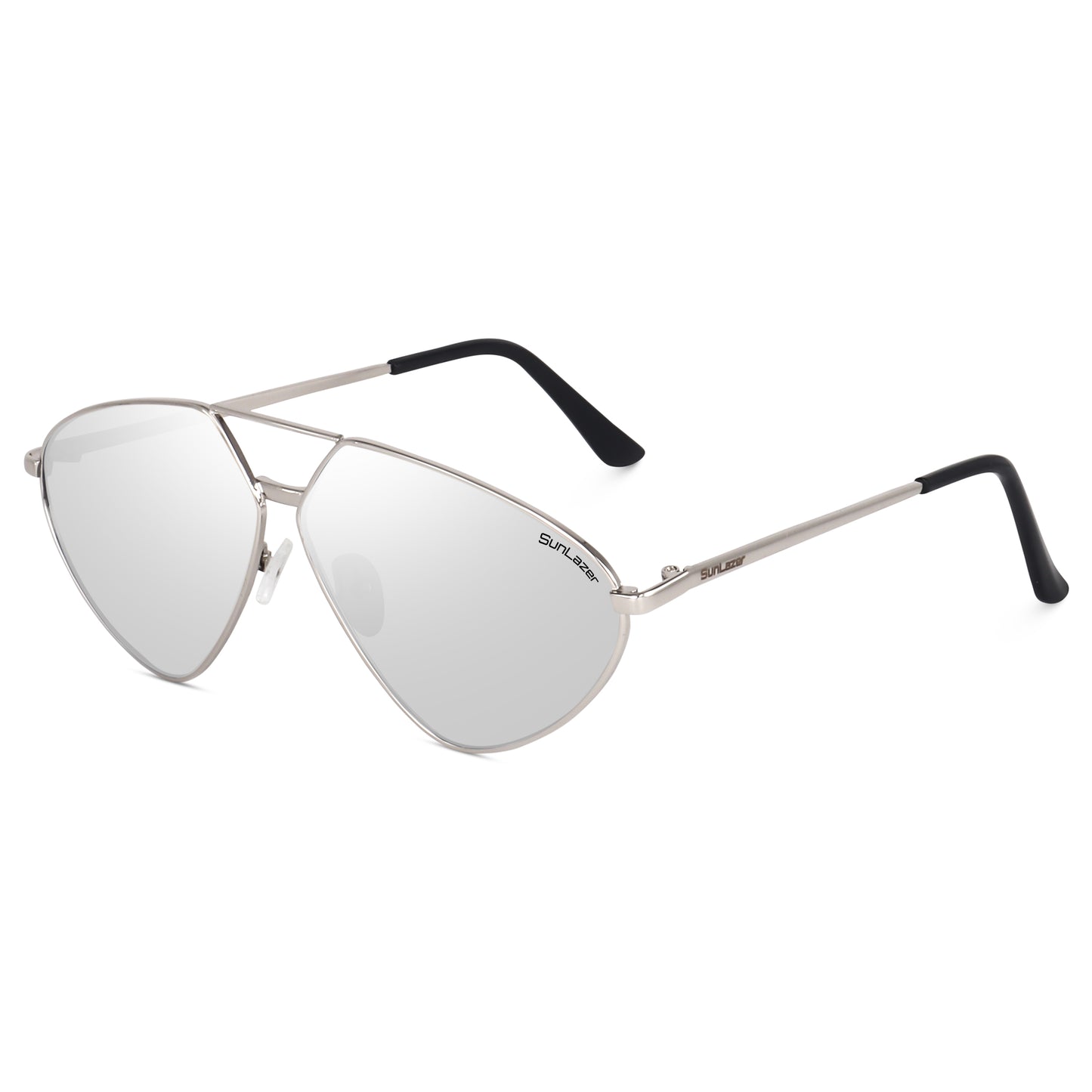 Silver Aviator Sunglasses