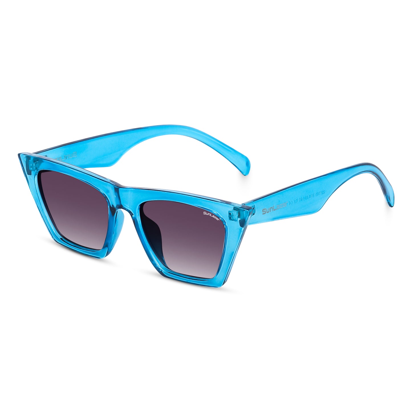 Blue Cat-Eye Sunglasses