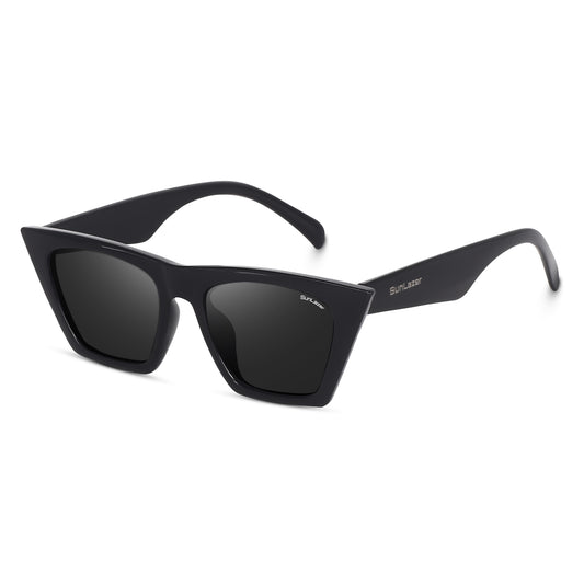 Black Cat-Eye Sunglasses