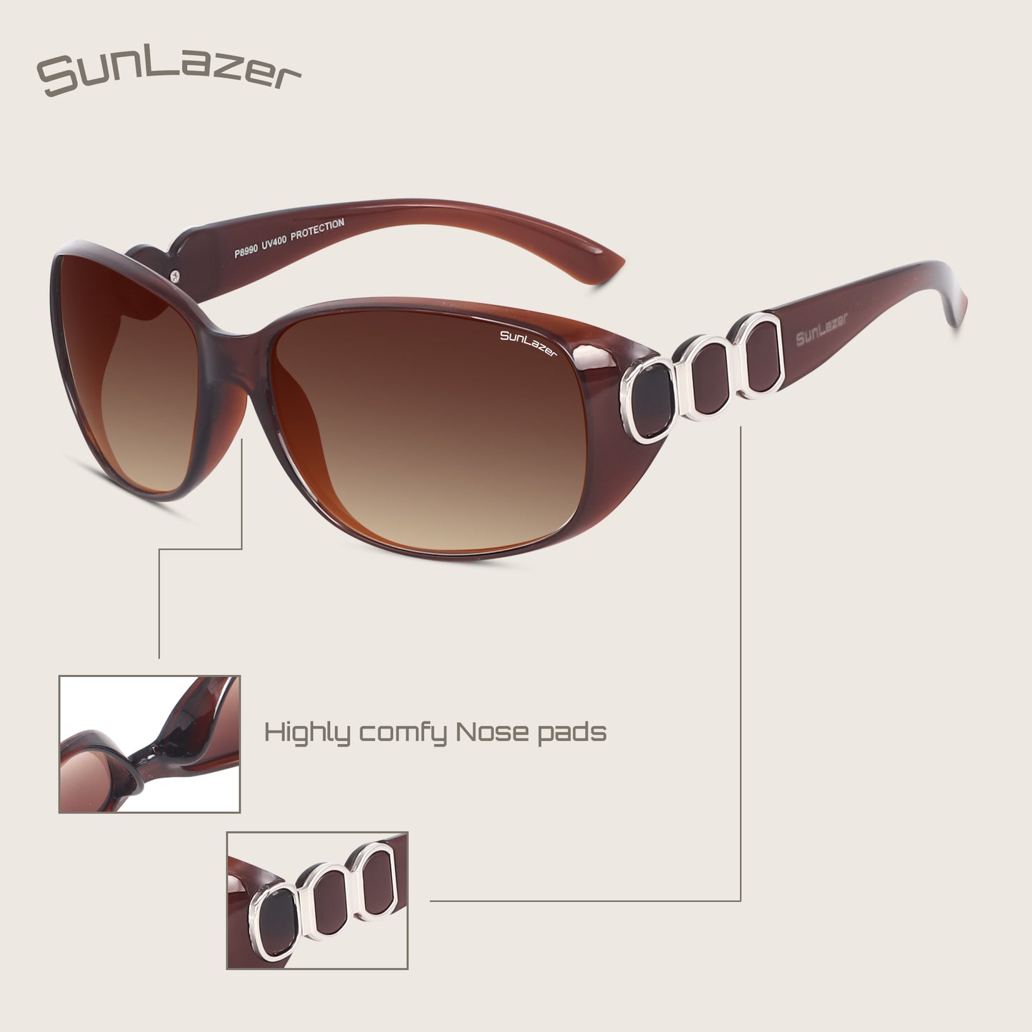 Brown Gradient Sunglasses