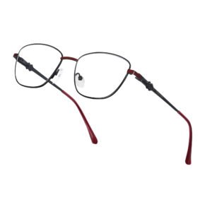 SunLazer Blue Cut Square Metal Eyeglasses – Lightweight Frame for Screen Protection (Copy)