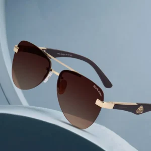 Elite Rimless Aviator Sunglasses | UV400 Gradient Lenses | Luxury Metal Frame | Unisex Designer Shades